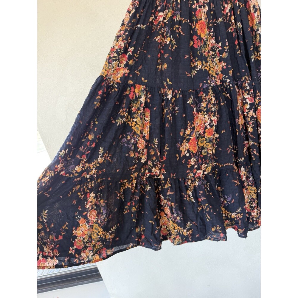 Natural Life Women’s XXL Floral Tier Midi Maxi Skirt Dress boho festival Long - Picture 2 of 5